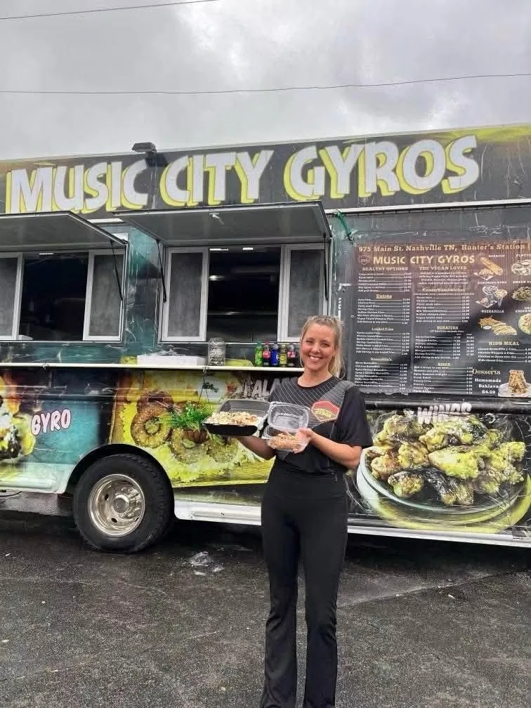 Music City Gyros food truck outside